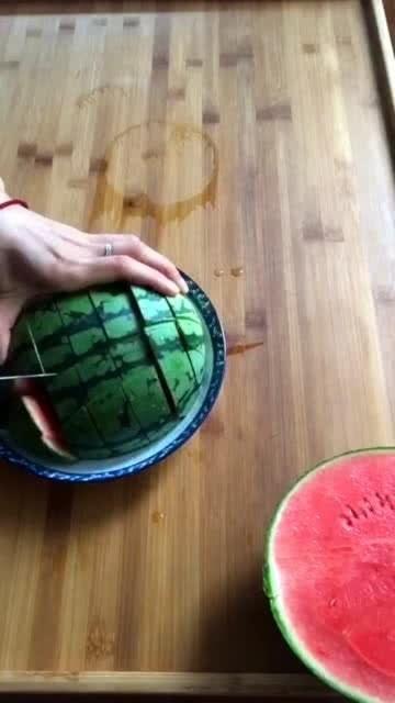 吃瓜切盘,探索创意吃瓜艺术